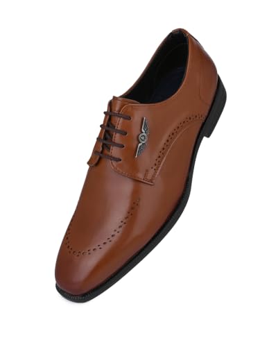 Image of ALBERTO TORRESI Hungary Series 607 Branded Sole Formal Shoes