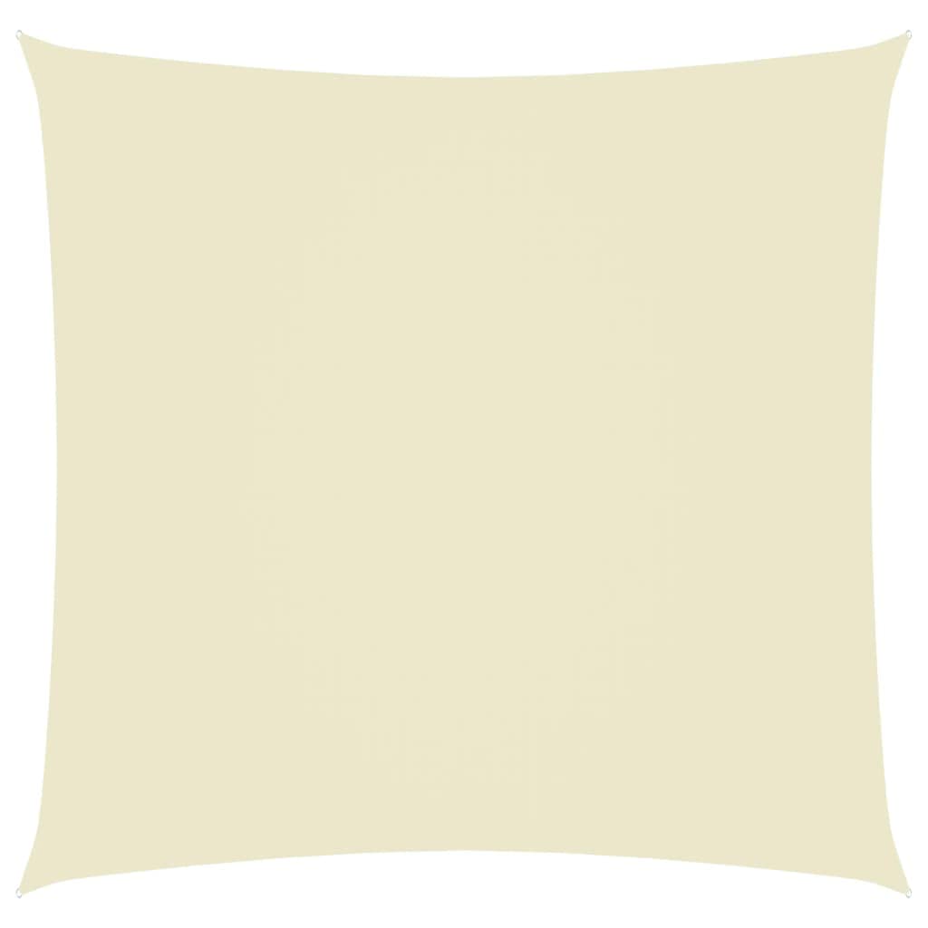 Voile d'ombrage carré tissu Oxford protège de la chaleur de la terrasse