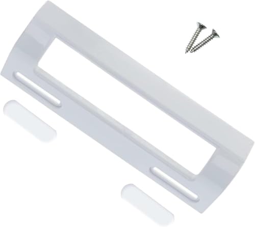 ALGOMAS Poignée de porte universelle pour réfrigérateur - Espacement des vis de 9 cm à 16 cm - Convient pour réfrigérateur congélateur - Blanc
