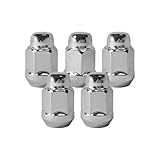 Mysttoo 5PCS M12x1.5 Chrome Wheel Lug Nut 35mm Tall 19mm Hex Nuts Compatible with Honda Accord Odyssey CR-V Civic Acura Ford Fusion Kia Hyundai Dodge Journey Chrysler Mazda Many Cars