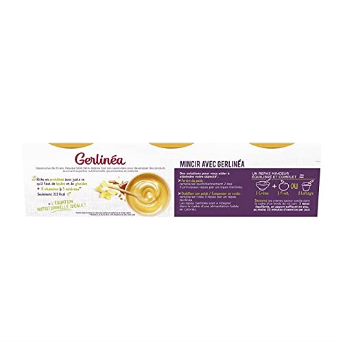 GERLINÉA COUPELLES CRÈME VANILLE 3 X 210G, GERLINEA, LOT DE 3