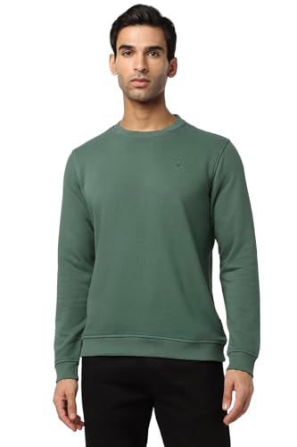 Image of Van Heusen Men Round Neck Cotton Sweatshirt