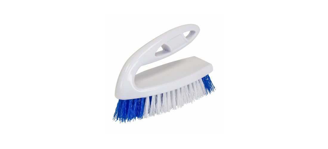 Quickie Original Iron 4 in. W Plastic Scrub Brush