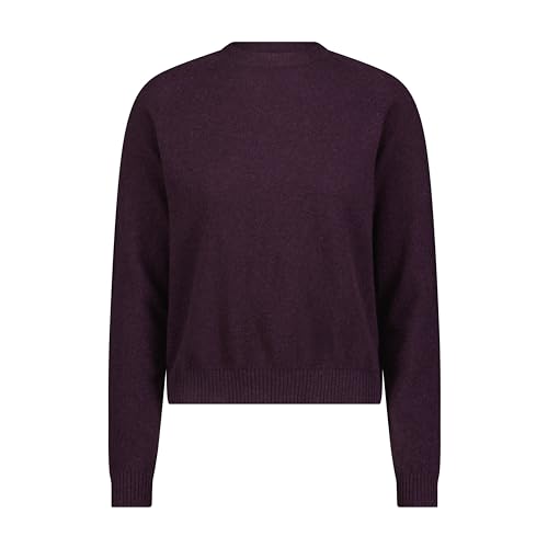 Image of Minnie Rose Womens Long Sleeve Shrunken Crew Cashmere Sweater