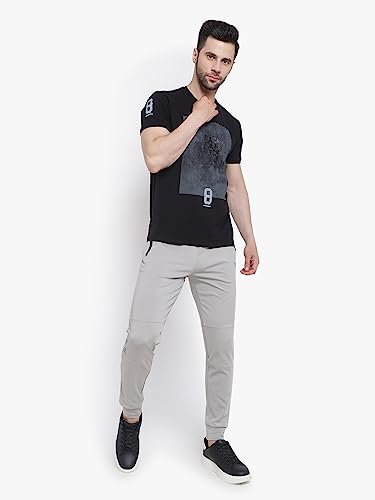 Image of John Ally Jogger Trackpant for Men with Two Zipper Pockets and Premium Fabric. Sweat Wicking, Stretchable for Gym, Yoga, Training, Sports, Running and Casual wear.