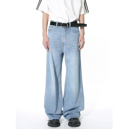 Men's Jeans Autunm American Casual Straight Loose Casual Commute Gathering Weekend Home Long Pants2