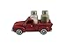 DWK Vintage Red Truck Spice Holder with Refillable Salt and Pepper Shakers 3 Piece Set | Fall Decor and Kitchen Table Accessory - 7