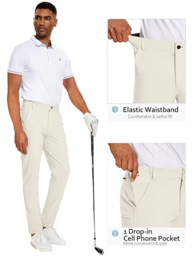 Image of TOPLOT Men's Casual Pants | Comfortable Fit Design | Clean Look Structure | Versatile Easy Movement Fit | Stylish Everyday Wear | Perfect for Casual & Travel Use (5223)