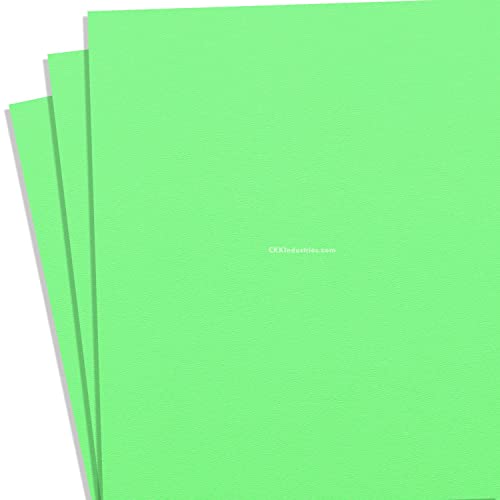 KYDEX Thermoform Sheet - (P1 Texture) - (.080 Thickness) - (12in x 12in) - (Zombie Green) - (3 Sheets) - DIY Holster Making, Airsoft Armor, Cosplay Uniforms, RC Models
