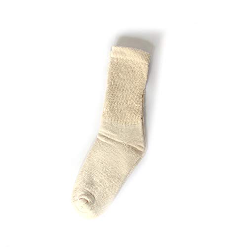 Organic Socks Natural Color, Regular Crew