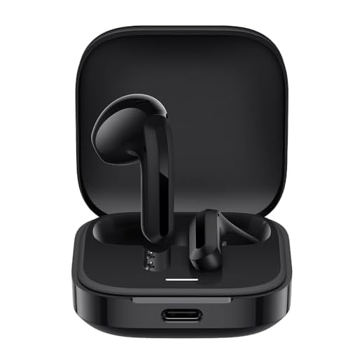 Xiaomi Redmi Buds 6 Active – In-Ear Kopfhörer, Bluetooth 5.4, bis zu 30 Stunden Akkulaufzeit, 14.2mm dynamischer Treiber, IPX4 Wasserschutz, Telefonat Rauschunterdrückung, Schwarz