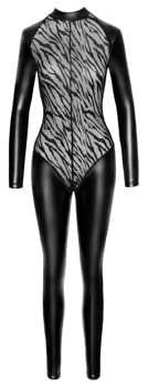 Salopette Noir Overall S pour femme style minimaliste et moderne