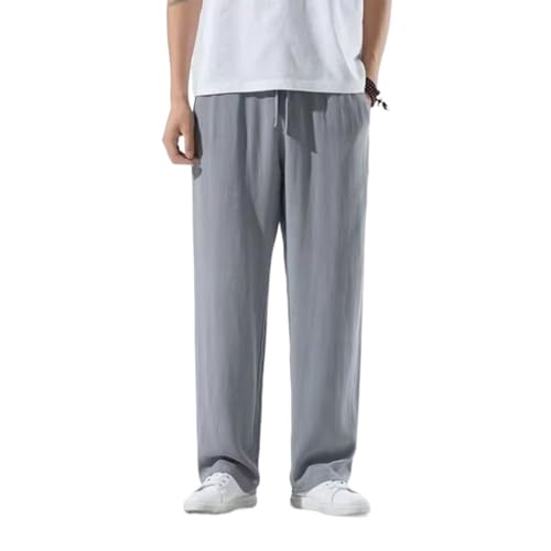 Pantalon respirant homme en coton et lin WOLONG leger