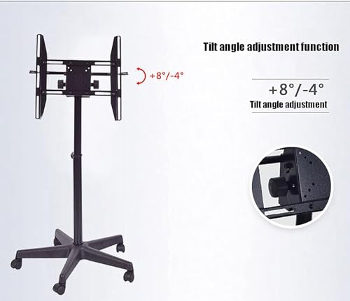 Soporte móvil para TV compatible con pantallas planas y curvas miniatura 2