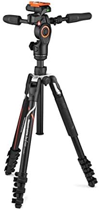 Manfrotto Befree Live Advanced 4-Section Aluminum Travel Tripod with 3-Way Fluid Head