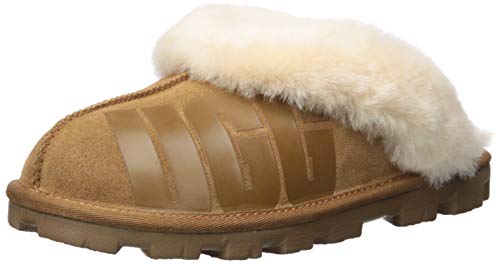 UGG Women's Coquette Rubber Slipper, Chestnut, 8 M US