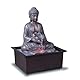 Innenbrunnen Buddha Meditation Lotus Helle farbenfrohe LED - Zen Decor Wohnzimmer Schlafzimmer - nützliche Frauen und Mann Geschenkbett - H 26cm - Sutra Zen’light