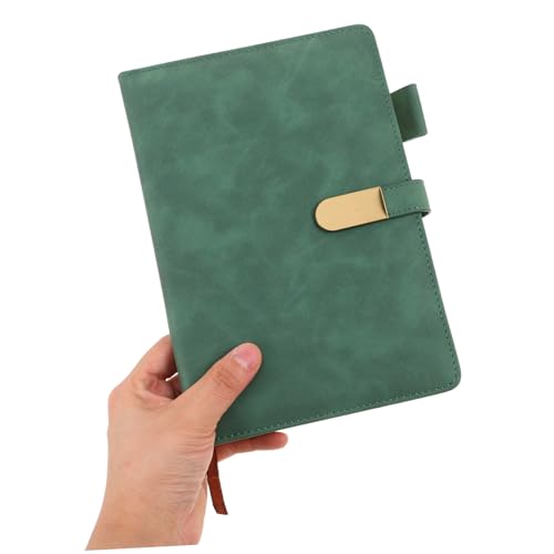Cahier vintage avec stylo Veemoon pour réunions et planification de travail