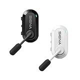 Sena BiKom 20 サイクリングメッシュ通信システム、軽量、わずか20グラム(ホワイト/ブラック、2個セット)