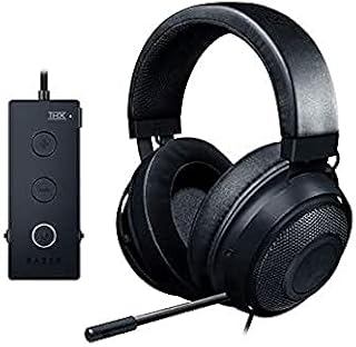 Razer Kraken Tournament Edition - Wired Gaming Headset with USB Audio Controller (THX Spatial Audio, Full Audio Controls, Custom-Tuned 50mm Drivers) Black