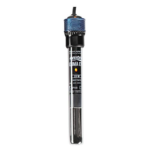 Amtra Klima Evo 25 - Riscaldatore automatico per acquari fino a 25 litri, regolabile da 18 a 34 gradi, provetta in...