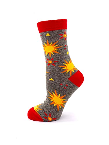 Fabdaz I'm a Ray of F-ckin' Sunshine Funny Words Novelty Crew Socks for Women