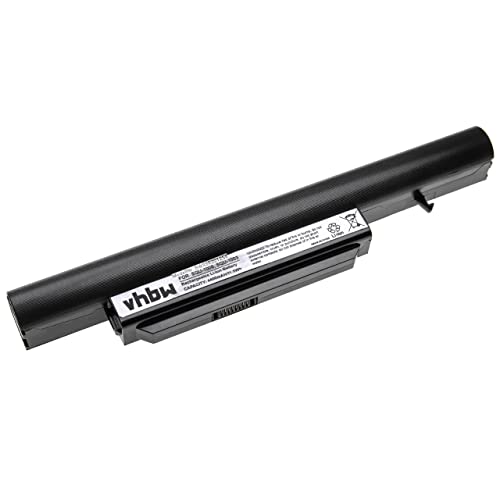 vhbw Battery Replacement for Hasee 921600009, CQB912, CQB913, CQB916, CQB917, SQU-1002, SQU-1003 for Notebook (4400mAh, 11.1V, Li-Ion, Black