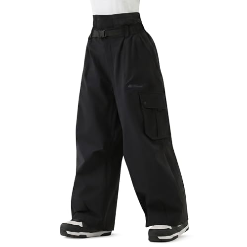 HIGH EXPERIENCE Snowboard Pants for Women Men Baggy Ski Pants Snow Loose Warm Insulated Winterproof...