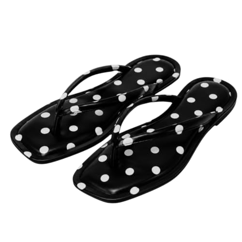 Image of Theater Annistons Flip Flops for Women | Classic Flat Thong Sandals | Lightweight Slip-On Footwear for Daily Wea