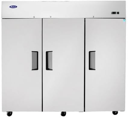 3 Door Stainless Steel Freezer Commercial Freezer MBF-8003