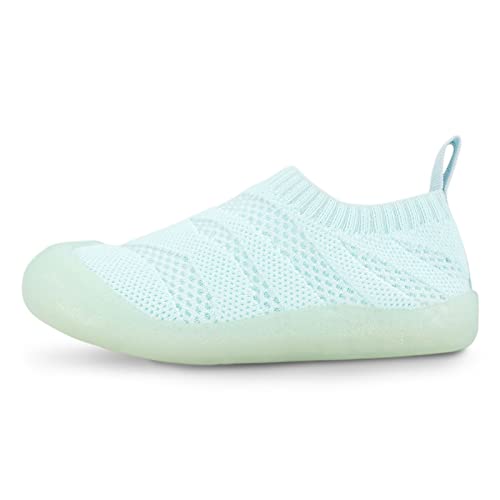 Image of JAN & JUL Slip-on Knit Shoes, Machine Washable and Lightweight Sneakers for Toddler Boys and Girls