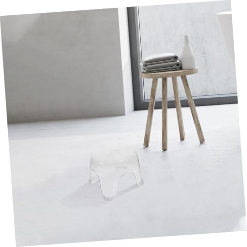 Banc de douche en cristal transparent BESTYASH tabouret robuste et confortable - 6