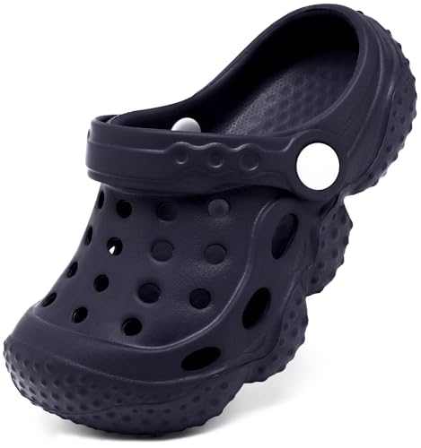 Image of ChayChax Kid's Garden Clogs Cute Slides Sandals Toddlers Beach Pool Shower Shoes with Non-Slip Sole