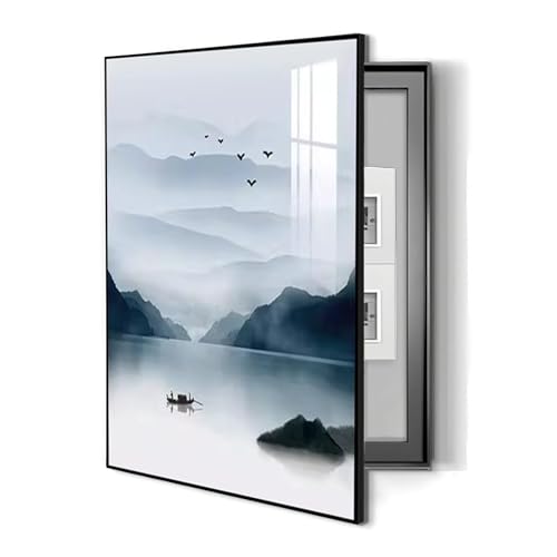Qulamrdk Pintura Decorativa de La Caja Medidor Eléctrico Cubre Cuadro Electrico Cubierta de La Decoración Los Contadores del Medidor Eléctrico Cubrecontador(E,17.7inx21.6in/45 x 55 cm)