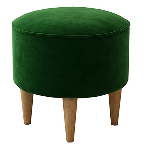 Banc à chaussures robuste pour l'entrée et tabouret de salon vert - 2
