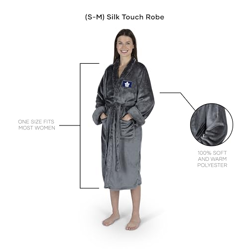 Bata de baño con parche de transferencia Silk Touch albornoz mujer S-M 5