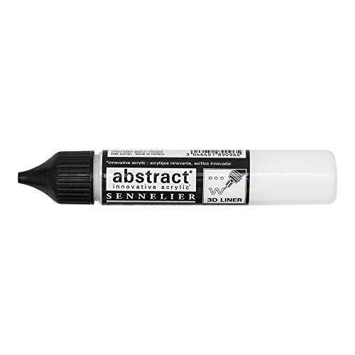 SENNELIER Abstract Acrylic Liner, 27ml, Titanium White, (10-121301-116)
