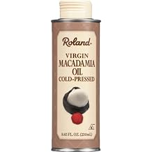 Roland Foods Virgin Cold-Pressed Macadamia Oil, Specialty Imported Food, 8.45 Ounce, Pack of 1