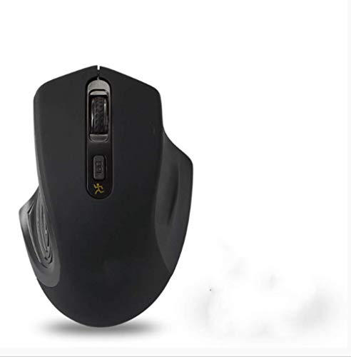 Mouse inalámbrico 2.4G negro ideal para teletrabajo y oficina