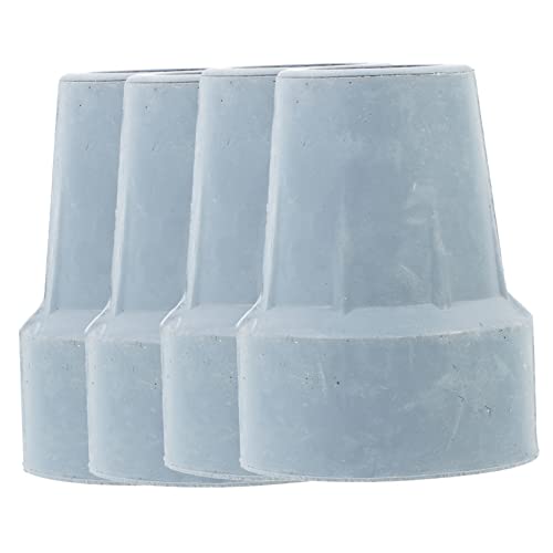 NOLITOY 4pcs Non-Slip Pads for Crutches Climbing Stick Tip Walking Pole Tips Stick Tip for Hiking Protective Crutch Tip Hiking Cane Tip Replacement Stick Tip Crutch Tip for Rubber Thicken
