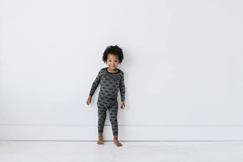 KicKee Spooktacular Pajama Set – Long Sleeve & Pants, Snug Fit for Cozy Halloween Nights (Midnight Candy Corn - 8 Years)3