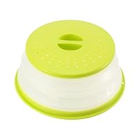 Koqit Faltbare Mikrowellen-Abdeckhaube – Hitzebeständig Bis 140°C, Ø 25,2 Cm, Aus BPA-freiem PP