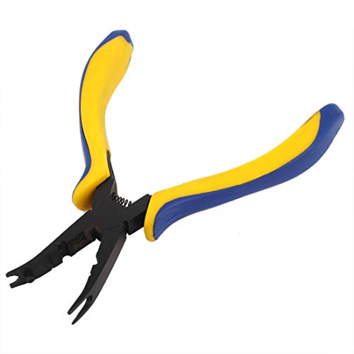 Aexit Yellow Blue Hand Operated Tools Handle Ball Joint Pliers for DIY RC Model Making Repairing Tool Model:44as468qo409