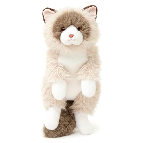 Peluche chat réaliste de 45cm pour apaiser l'anxiété sans contraintes