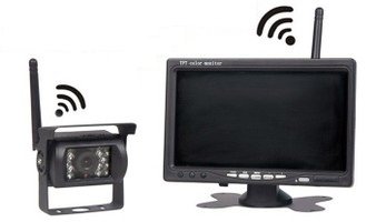 Amazon.co.jp: 有線・無線12～24V両方対応 ワイヤレス 7インチモニター