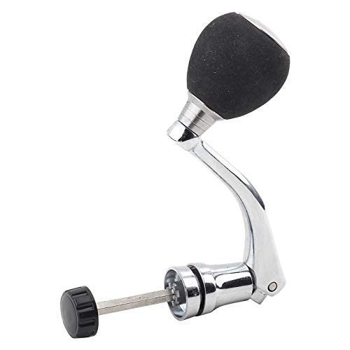 Denash Fishing Reel Handle, Professional Fishing Reels Replacement Grip Metal EVA Handle for Replacement (4000 5000 6000 Large Size)