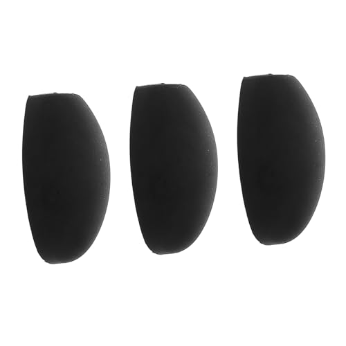 Yardwe 3Pcs Alto Saxophone Thumb Support Cushions for Enhanced Comfort and Fit Black Key Pads for Wind Instruments Easy Installation for Saxophones and Clarinets