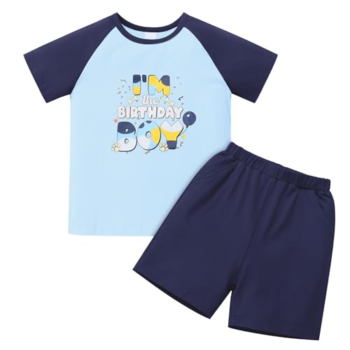 Conjunto infantil de camiseta de manga corta IBTOM CASTLE y pantalón suave