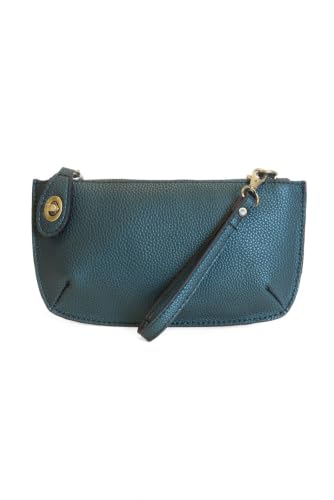 Image of Joy Susan Women's Fashion Purse Mini Crossbody Wristlet Clutch Hand Bag - Metallic Teal