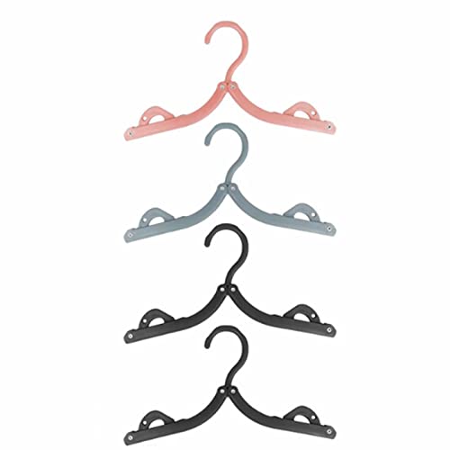 kaitou 折りたたみハンガー 携帯用 4本セット 旅行 海外旅行 トラベルグッズ 便利グッズ 出張 携帯 ハンガー 折り畳み プラスチック 軽量